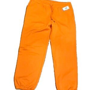 Mode of One Mens Regular Fit Fleece Joggers Voltage Orange Size XXL